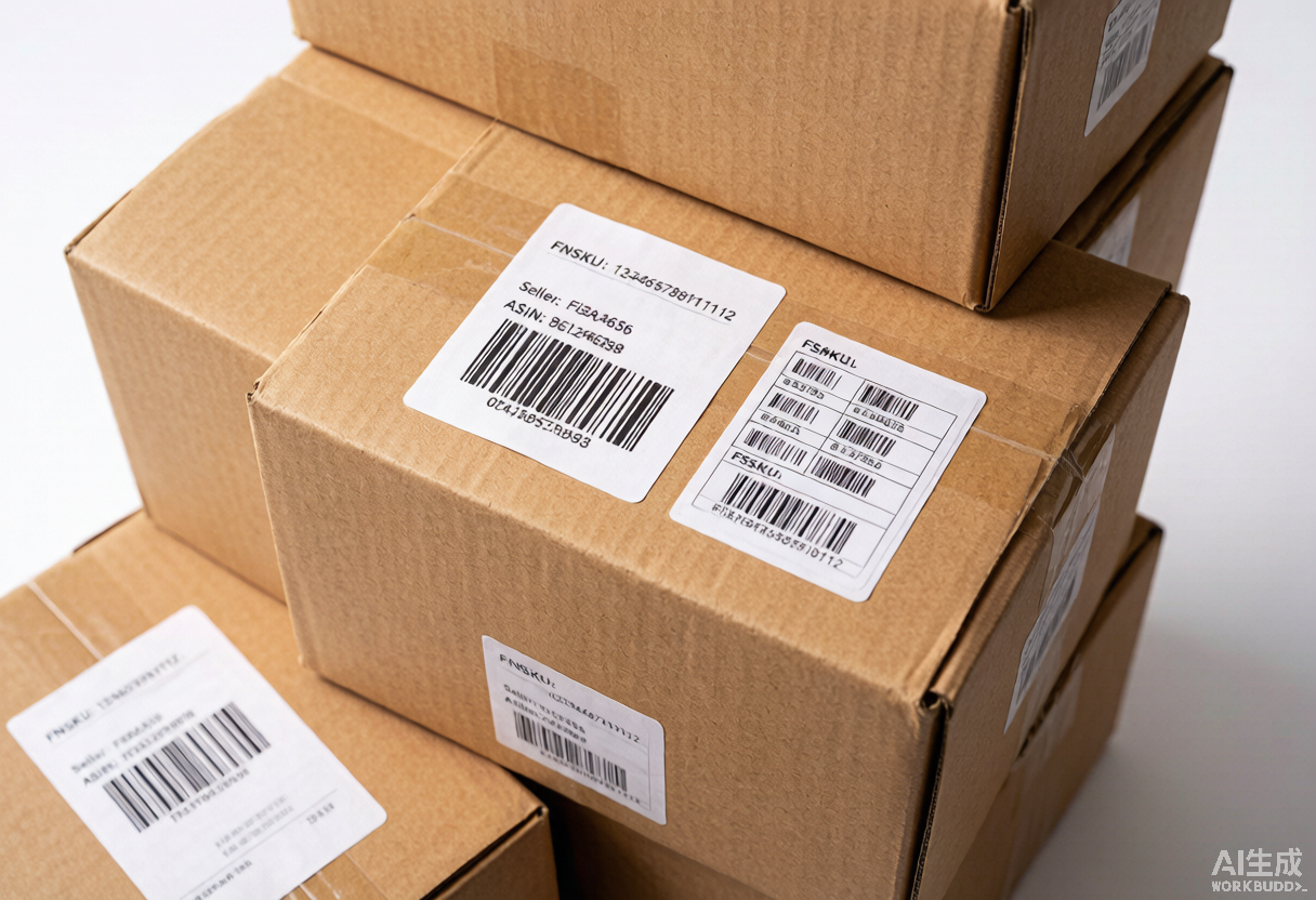 Barcode labels on packages