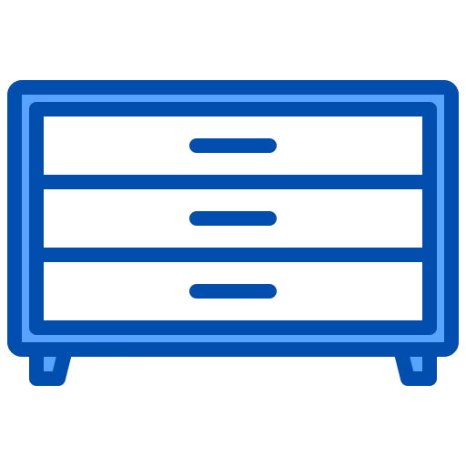 blue desk